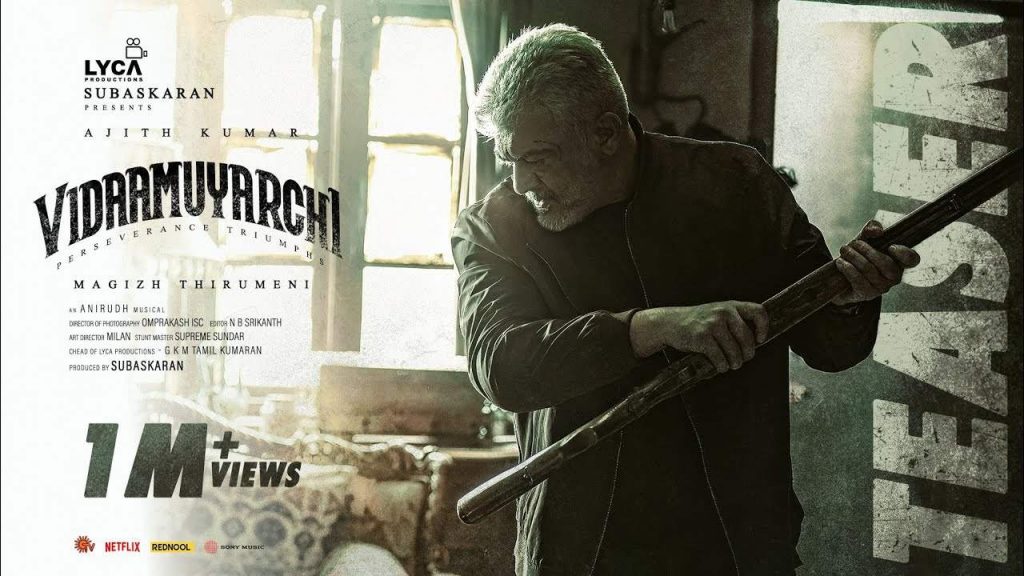 Ajith Vidaamuyarchi Movie Teaser Released Movie Releasing on Sankranthi