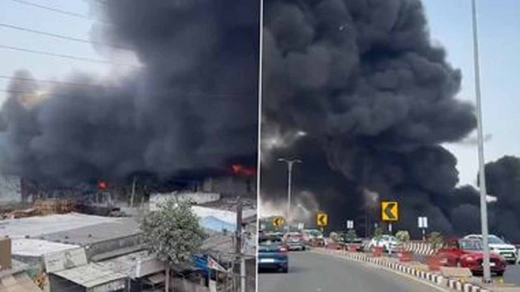 Heavy Fire Accident At Aram