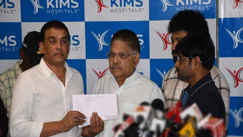 Rs. 2 crores help to Sri Tej family: Allu Aravind