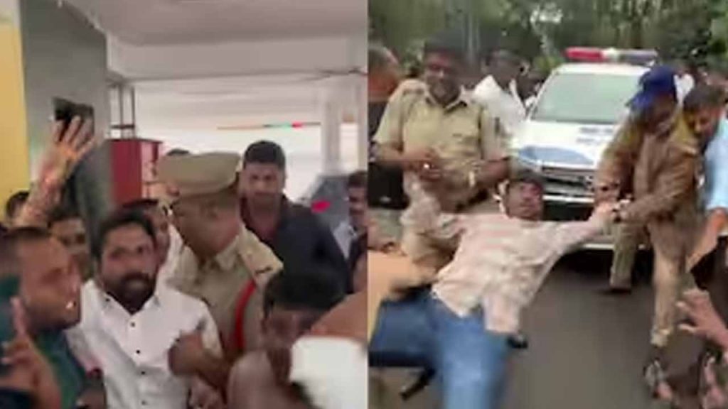 BRS leader Errolla Srinivas arrested
