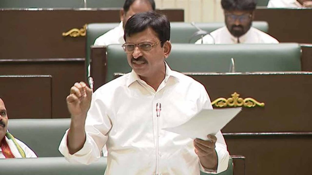 Bhu Bharati Bill was introduced in the Assembly by Minister Ponguleti Srinivas
