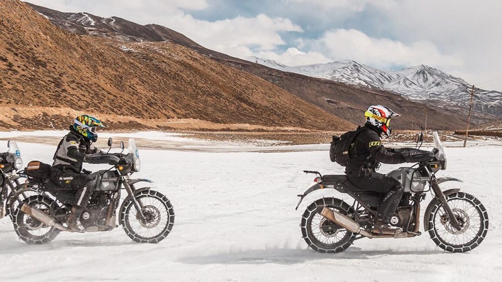 Bike Ride In Winter
