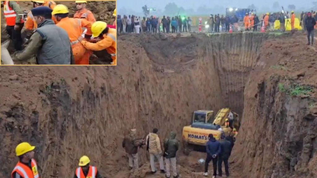 Boy Rescued From Borewell Madhya Pradesh Guna Sumit Meena Pipliya Village