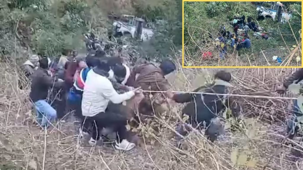Bus Fall Into Gorge Uttarakhand Bhimtal Haldwani Almora
