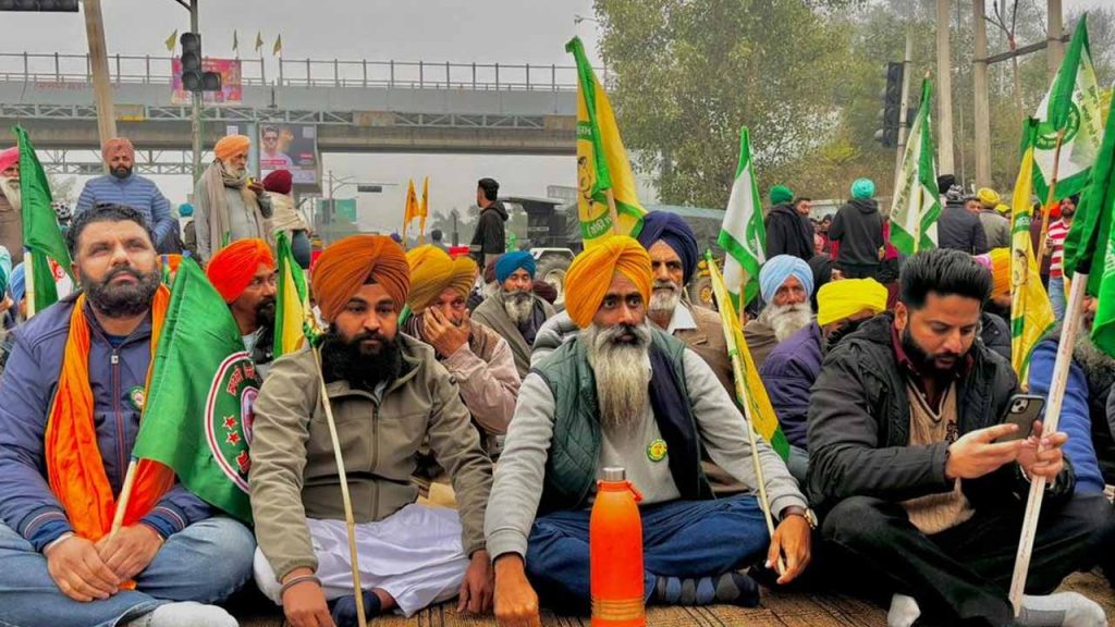 Farmer unions protest in Punjab..163 trains cancelled
