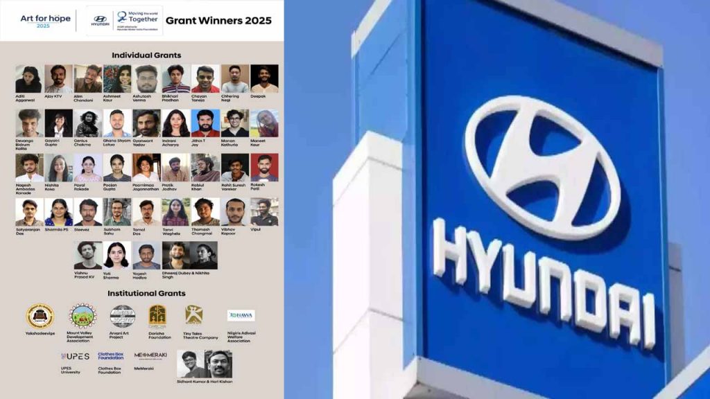 Hyundai Motor India Foundation announces 'Art for Hope' 2025 grantees