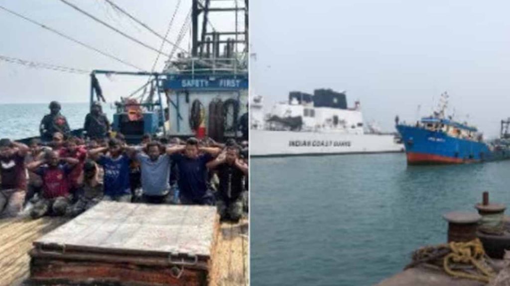 Indian Coast Guard seizes two Bangladeshi ships with 78 fishermen