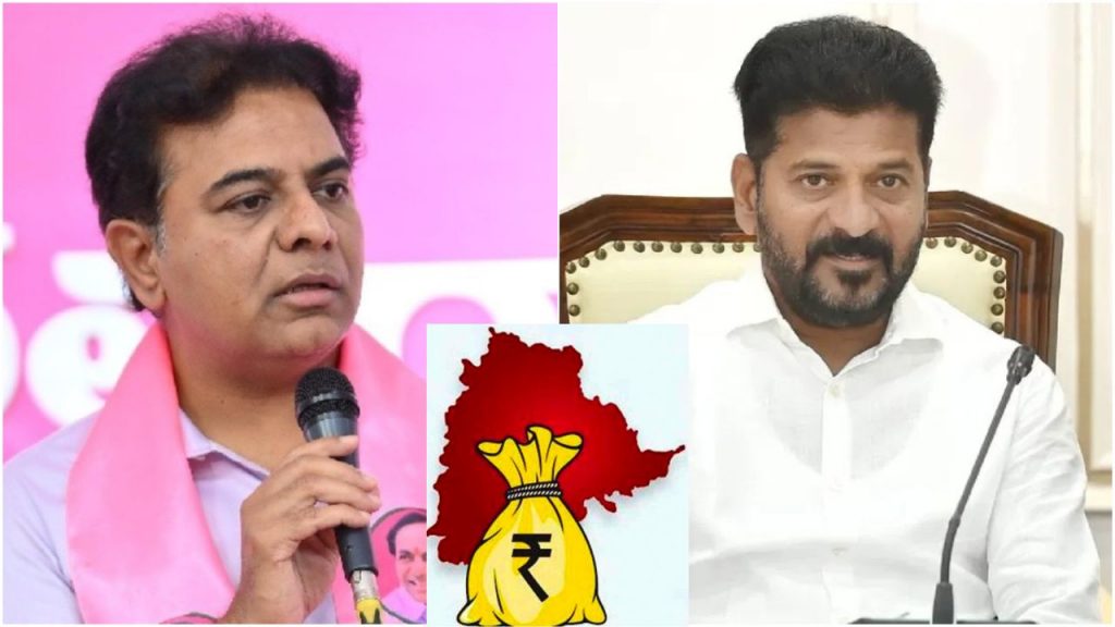 Ktr Telangana Govt Debt Brs Congress