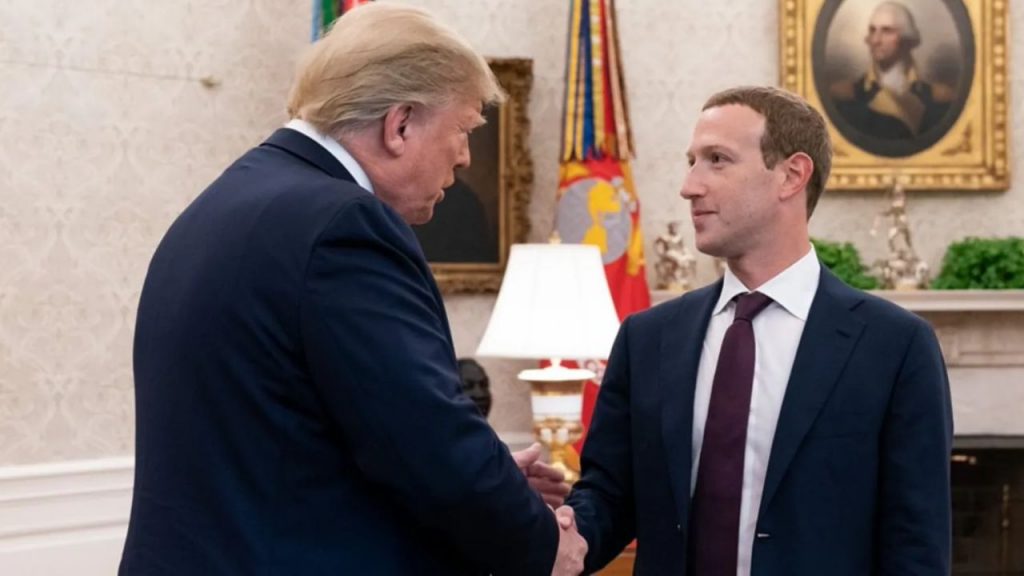 Mark Zuckerberg Meta Facebook Trump Us President 