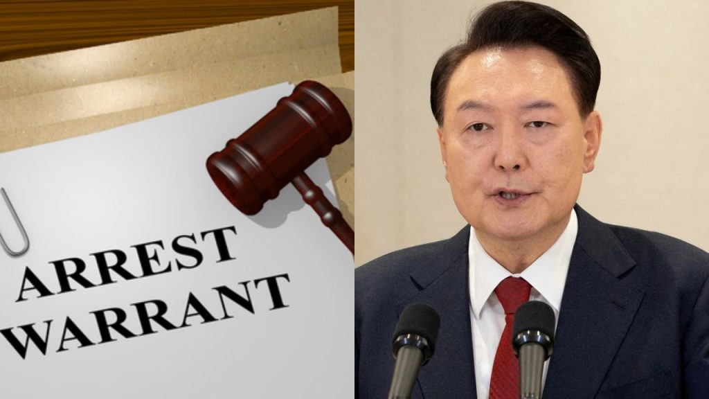 South Korea Yoon Suk Yeol Arrest Warrant Martial Law Decree