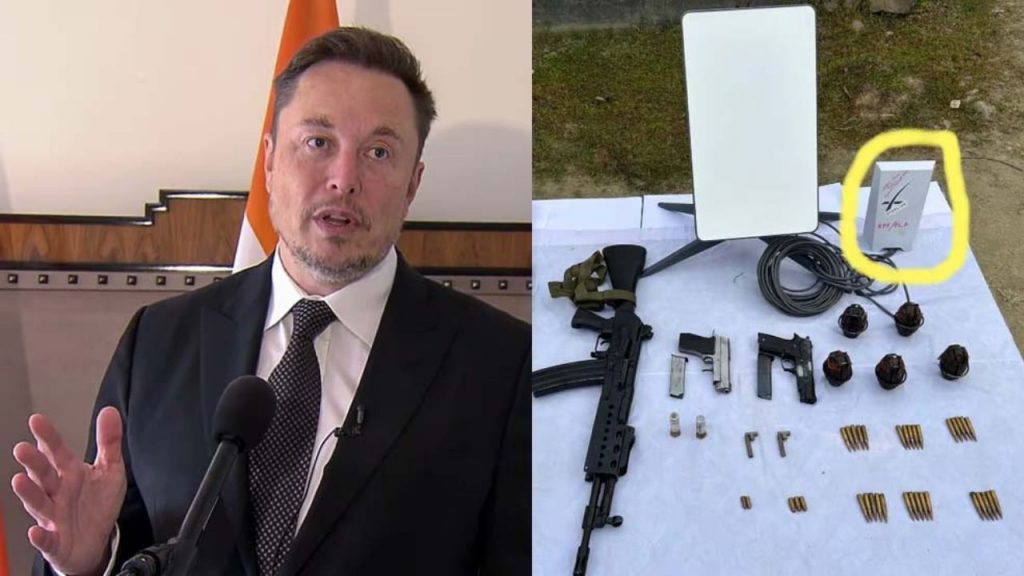 Starlink In Manipur Elon Musk Starlink Satellite Beams India