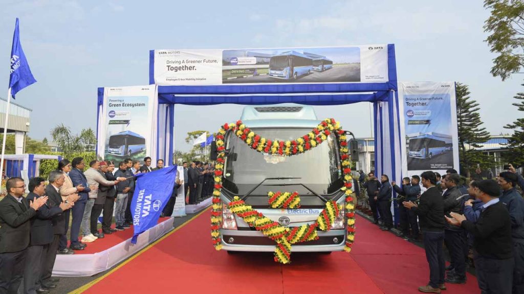 Tata Motors launched electric buses.