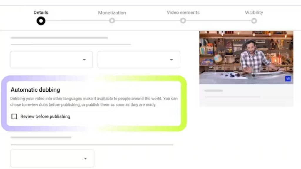 Youtube Auto Dubbing Ai Dubbing Youtube Creators