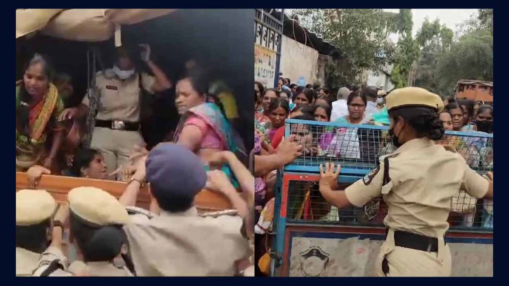 Police Attack Ashaworkers