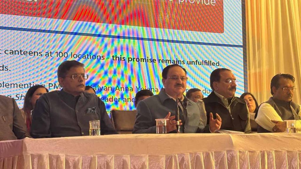 Rs.21 thousand for pregnant women..JP Nadda who released the BJP manifesto..!