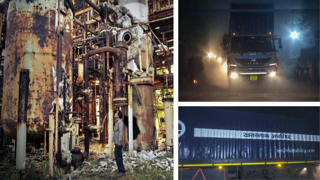 Bhopal Gas Tragedy Toxic Waste Shifted Union Carbide Factory