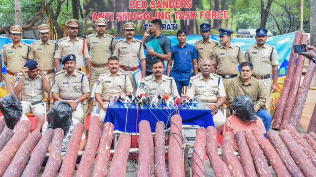 Big Pushpas Red Sandalwood Andhra Pradesh Govt Task Force