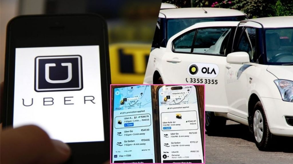 Cab Aggregators Ola Uber Dual Pricing Phone Models Indian Government