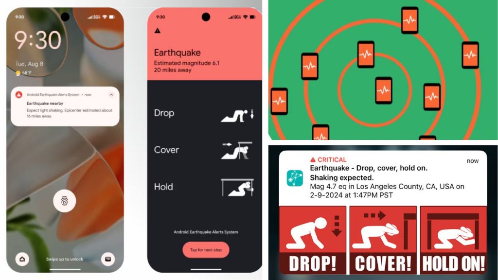 Earthquake Alerts Smart Phones Android Users Iphone Users