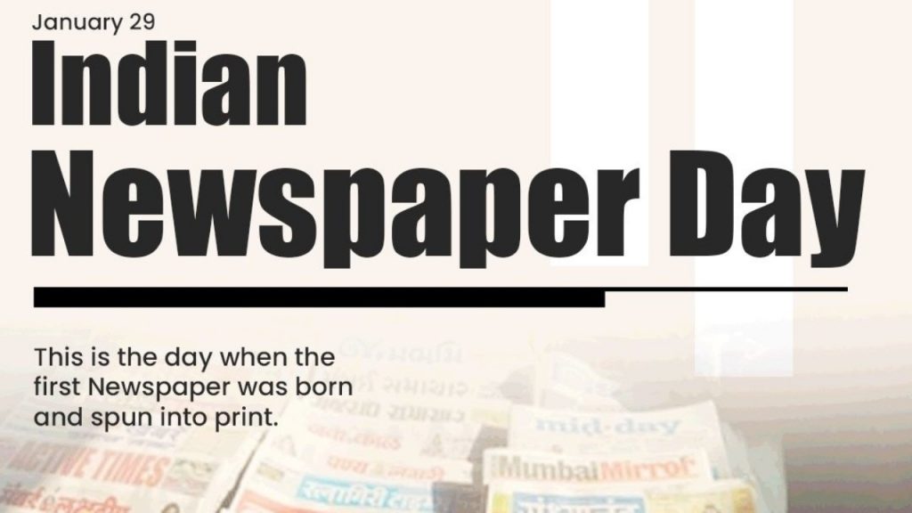 Indian Newspaper Day