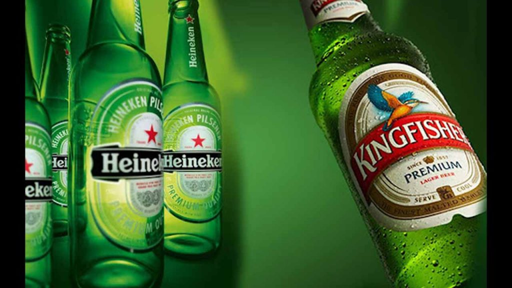 Kingfisher, Heineken Beer
