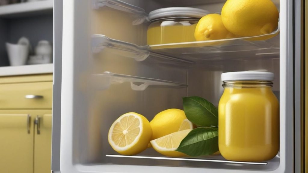 Lemon In Fridge