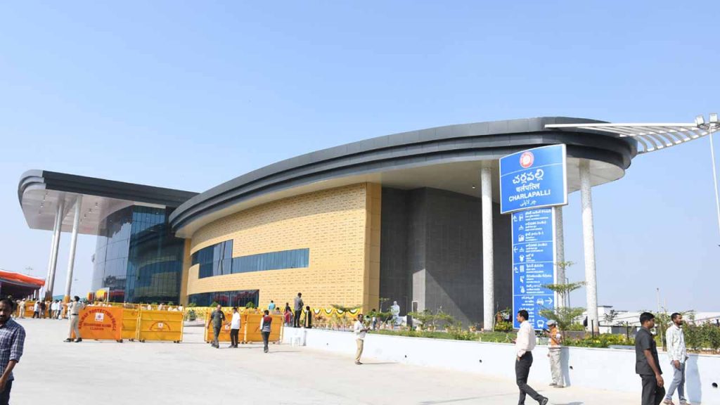 PM Modi inaugurated the Charlapalli Railway Terminal