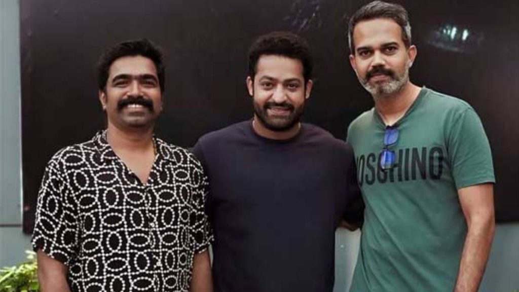 Prashanth Neel And Ravi Basrur With Ntr