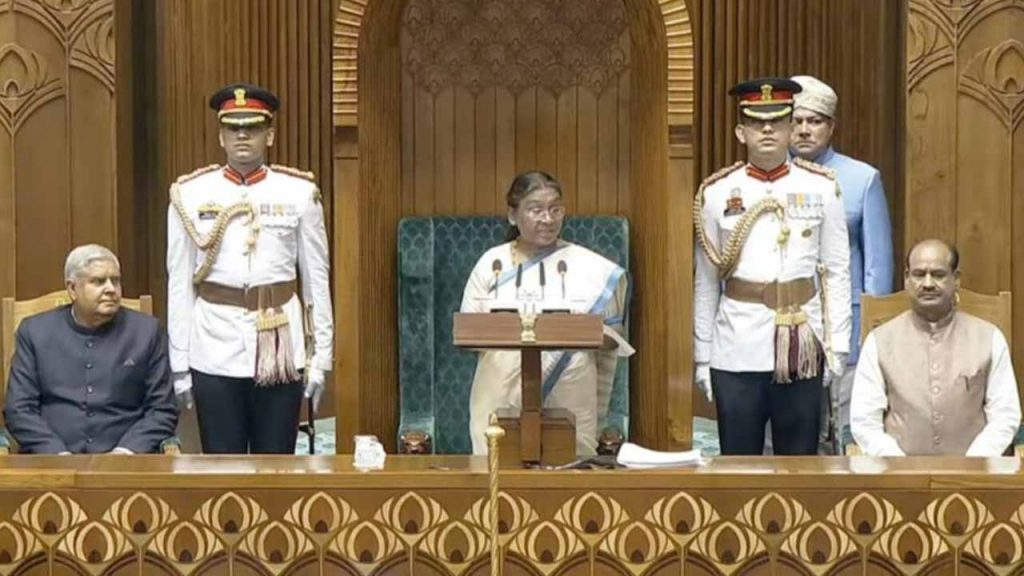 President Droupadi Murmu speech addressing both Houses