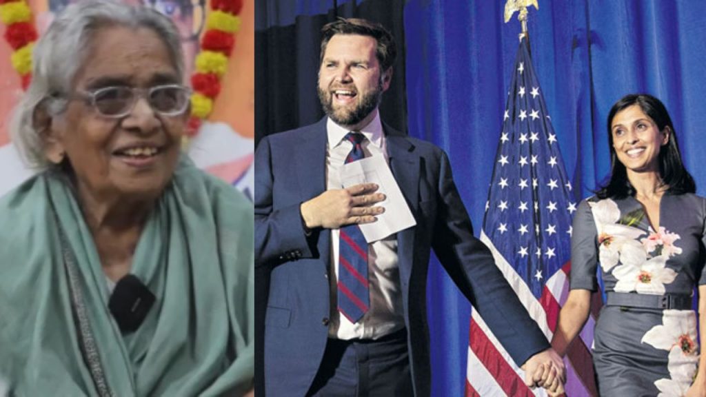 Professor Shanthamma Usha Chilukuri jd Vance Us Vice President Shanthamma Grand Daughter
