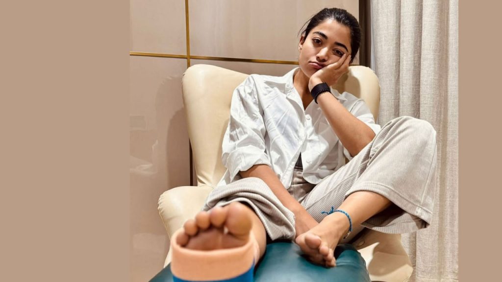 Rashmika's Leg Fractured In
