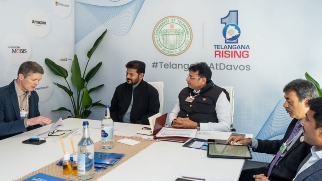 Telangana Record In Davos