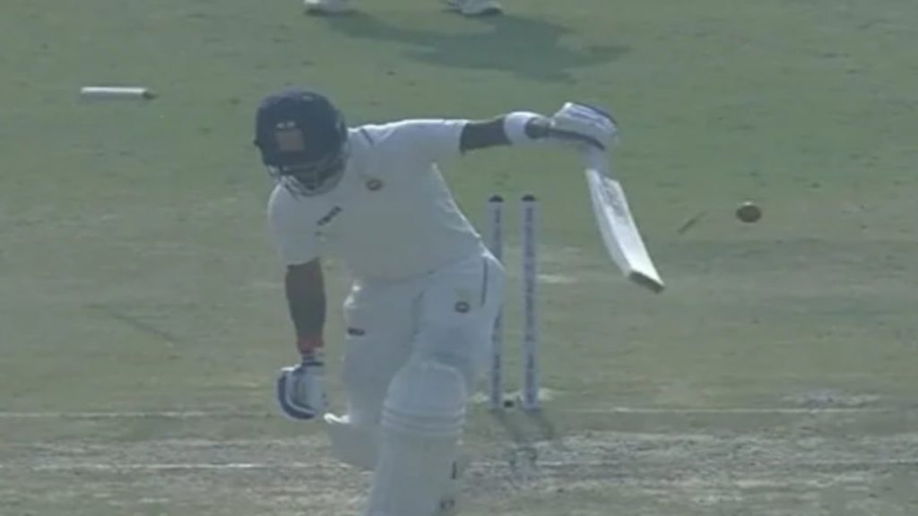 Virat Kohli Clean Bowled