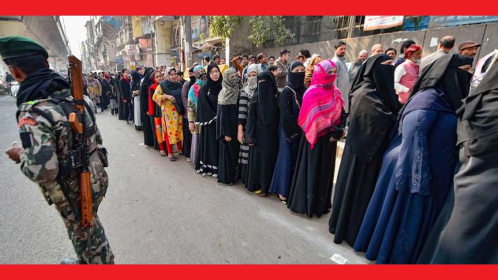 Bjp's Lead In Muslim Areas