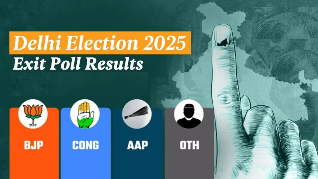 Chanakya Strategies Exit Polls Survey Report 2025 Delhi Assembly Elections