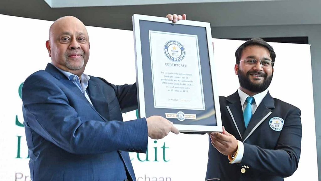 Credit to SMFG India for setting the Guinness World Record