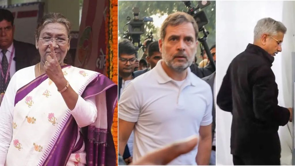Delhi Assembly Elections Celebrities Voting 2025