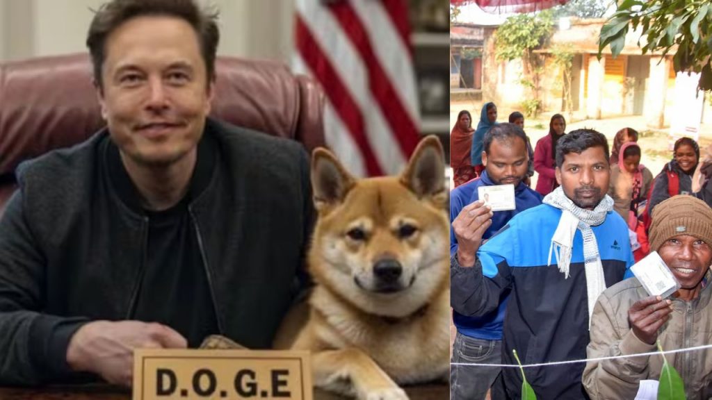 Elon Musk Us Doge Us Govt Voter Turnout In India Indian Voters Bjp