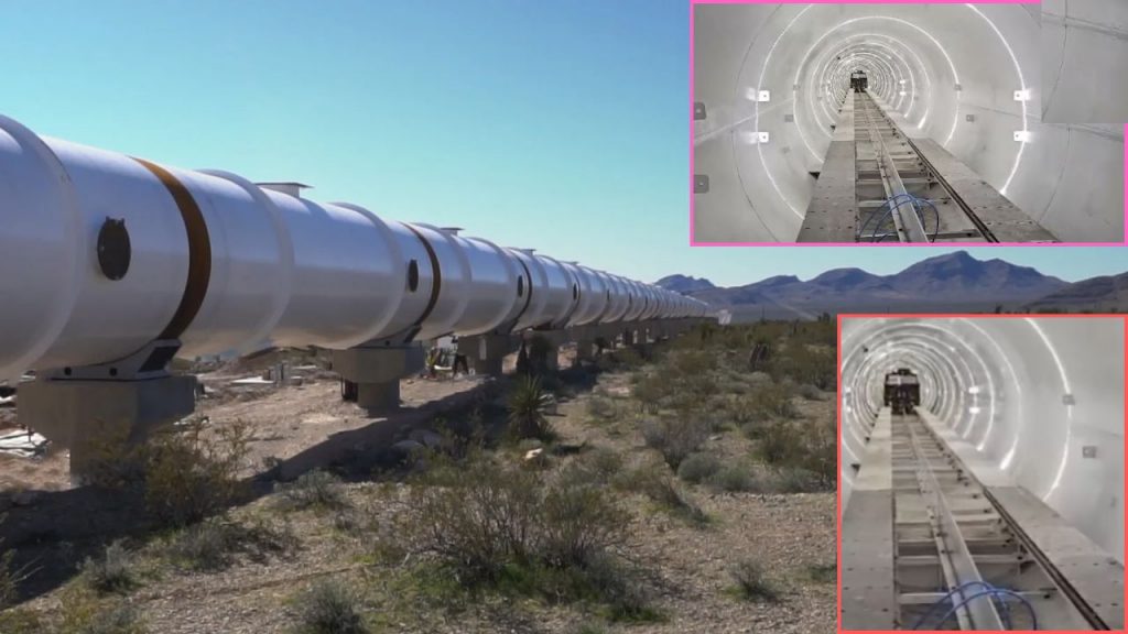 Hyperloop Track hyperloop Test Delhi To Jaipur India Railways   