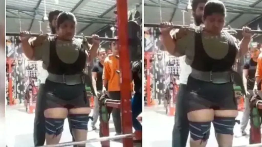 Power Lifter Yashtika Acharya 270 Kg Rod Falls On Neck Bikaner Rajasthan
