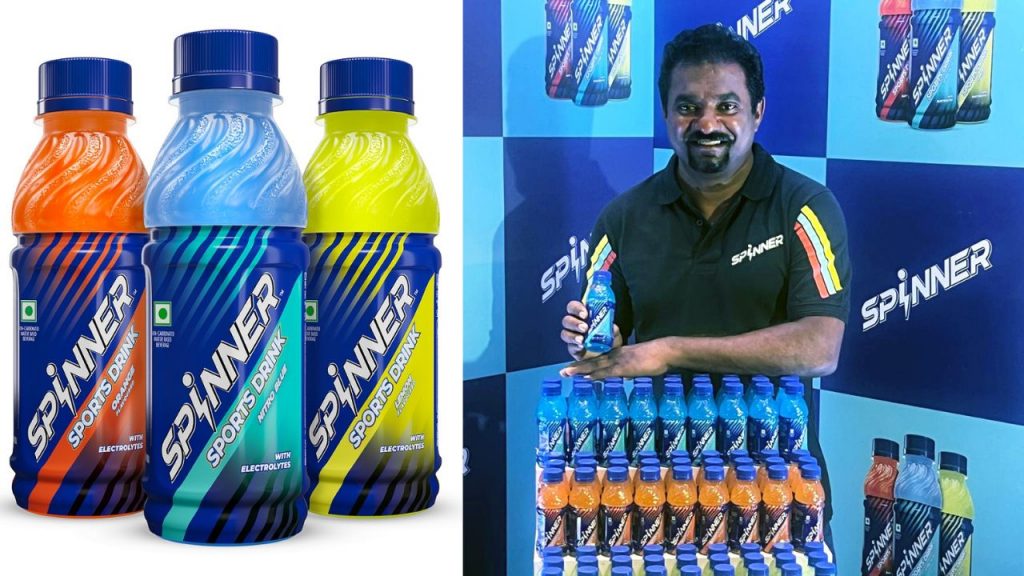 Reliance Retail Spinner Sports Drink Hydration Solution Muttiah Muralitharan