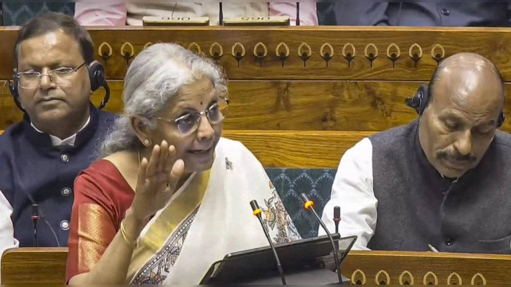Union Finance Minister Nirmala Sitharaman Budget Speech