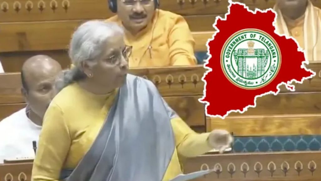 Union Finance Minister Nirmala Sitharaman Telangana Debts Parliament Lok Sabha