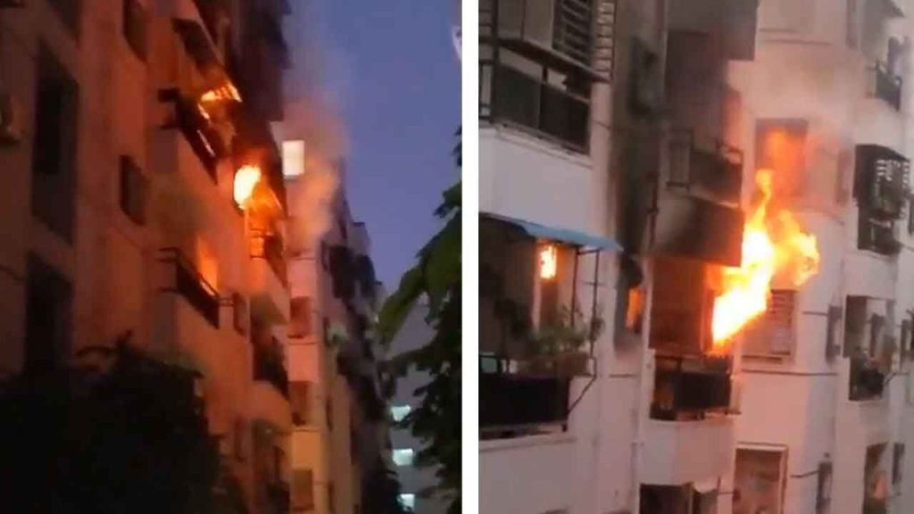 Fire Accident In Puppalagud