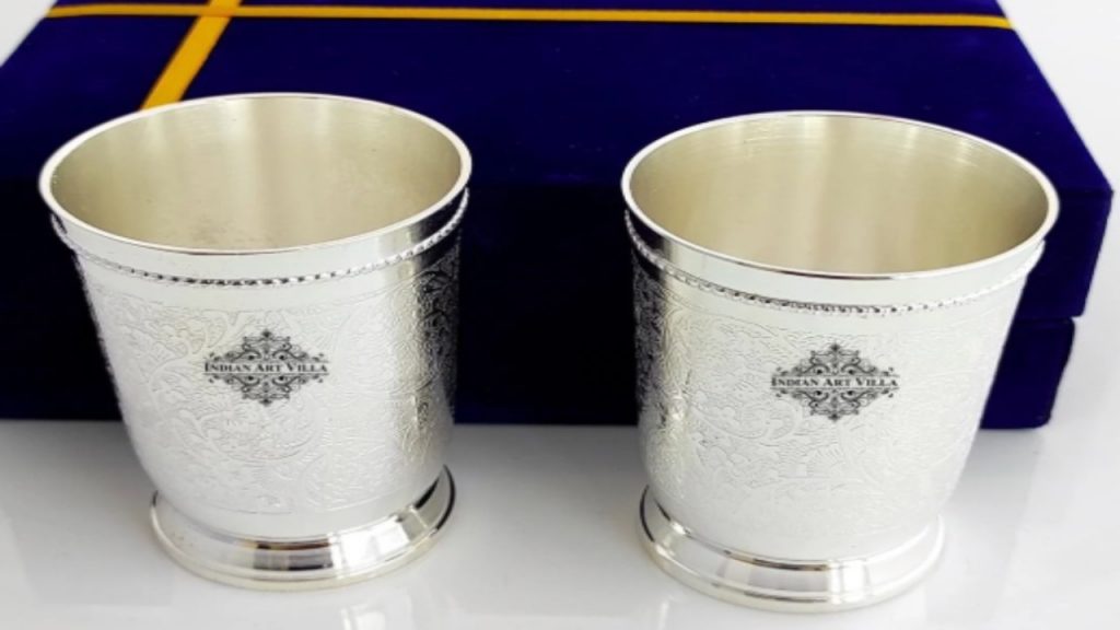 Water From Silver Glass