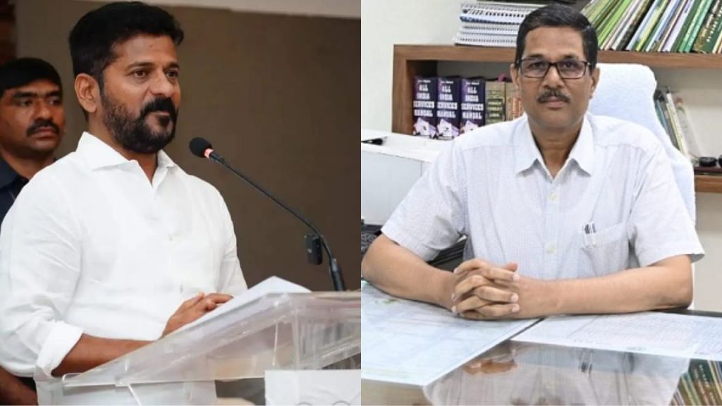 Cmo Vs Pccf Telangana Ifs Officers Foreign Tour Telangana Cm Revanth Pccf Rm Dobriyal