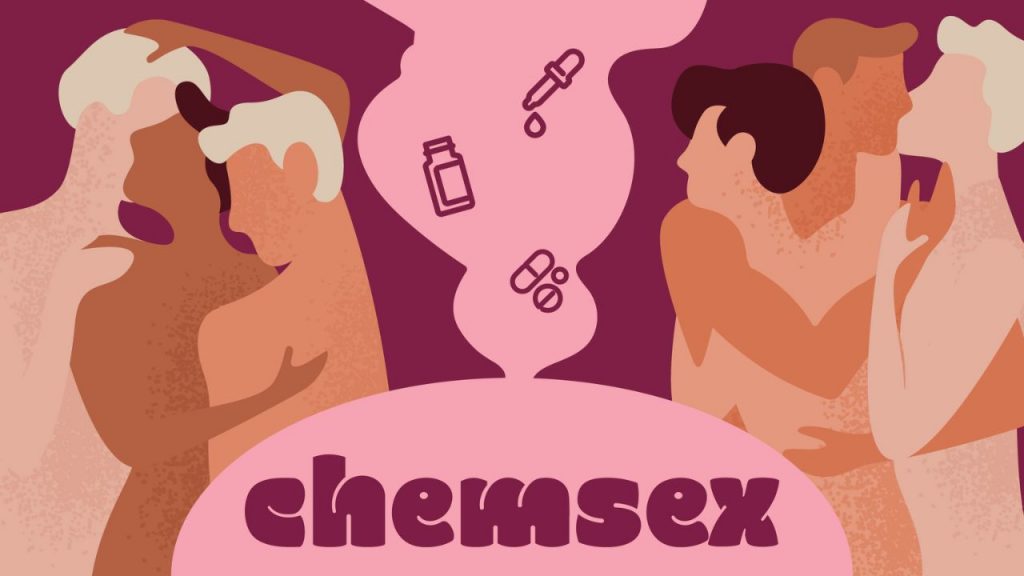 Chemsex Sex Life Drug Addiction Methamphetamine Mephedrone Boyfriend Young Woman  