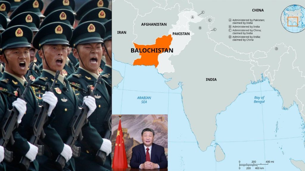 China Army In Pak Chinese Troops Baloch Insurgents Baloch Liberation Army Bla