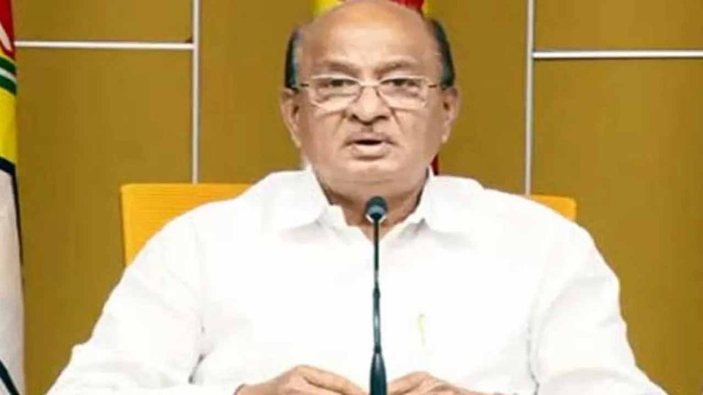 Gorantla Butchaiah Chowdary key comments on the division of constituencies