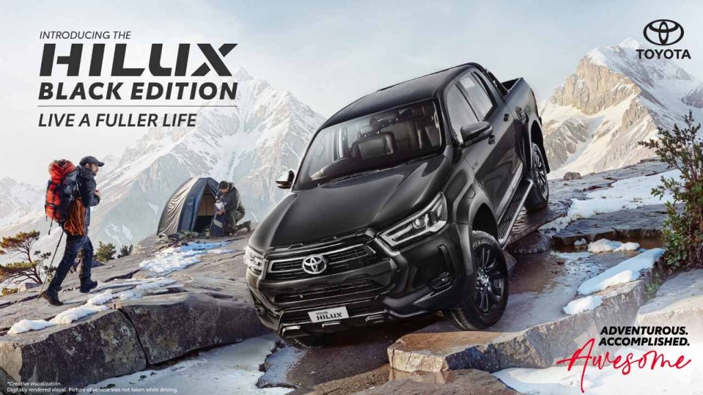 Key highlights of the Toyota Hilux Black Edition